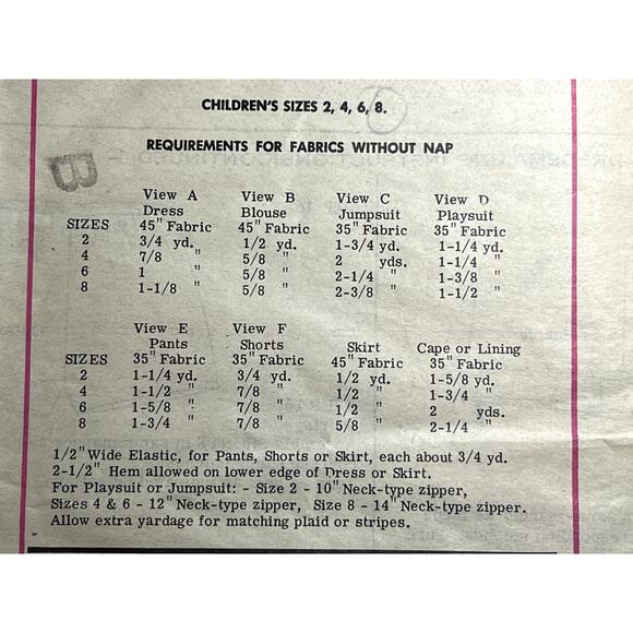 Annie Adams 4897 pattern Girls A line dress overalls pants shorts skirt top cape - Picture 5 of 6